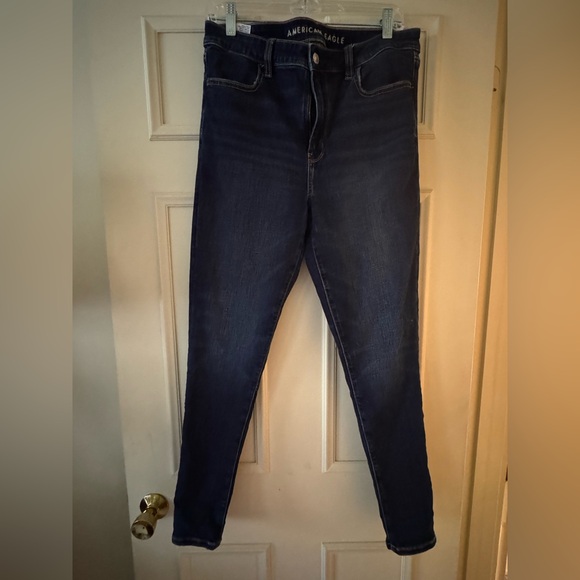American Eagle Outfitters Indigo Stretch Jeans Size 10 - Picture 1 of 3